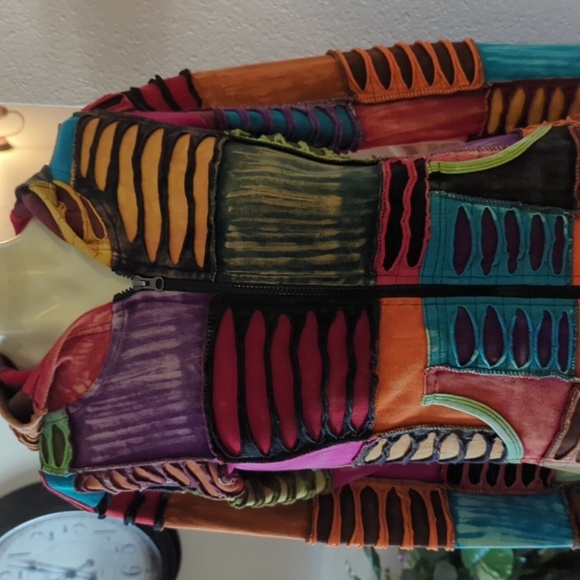 The Collection Royal Multi Color Hoodie - Picture 2 of 8